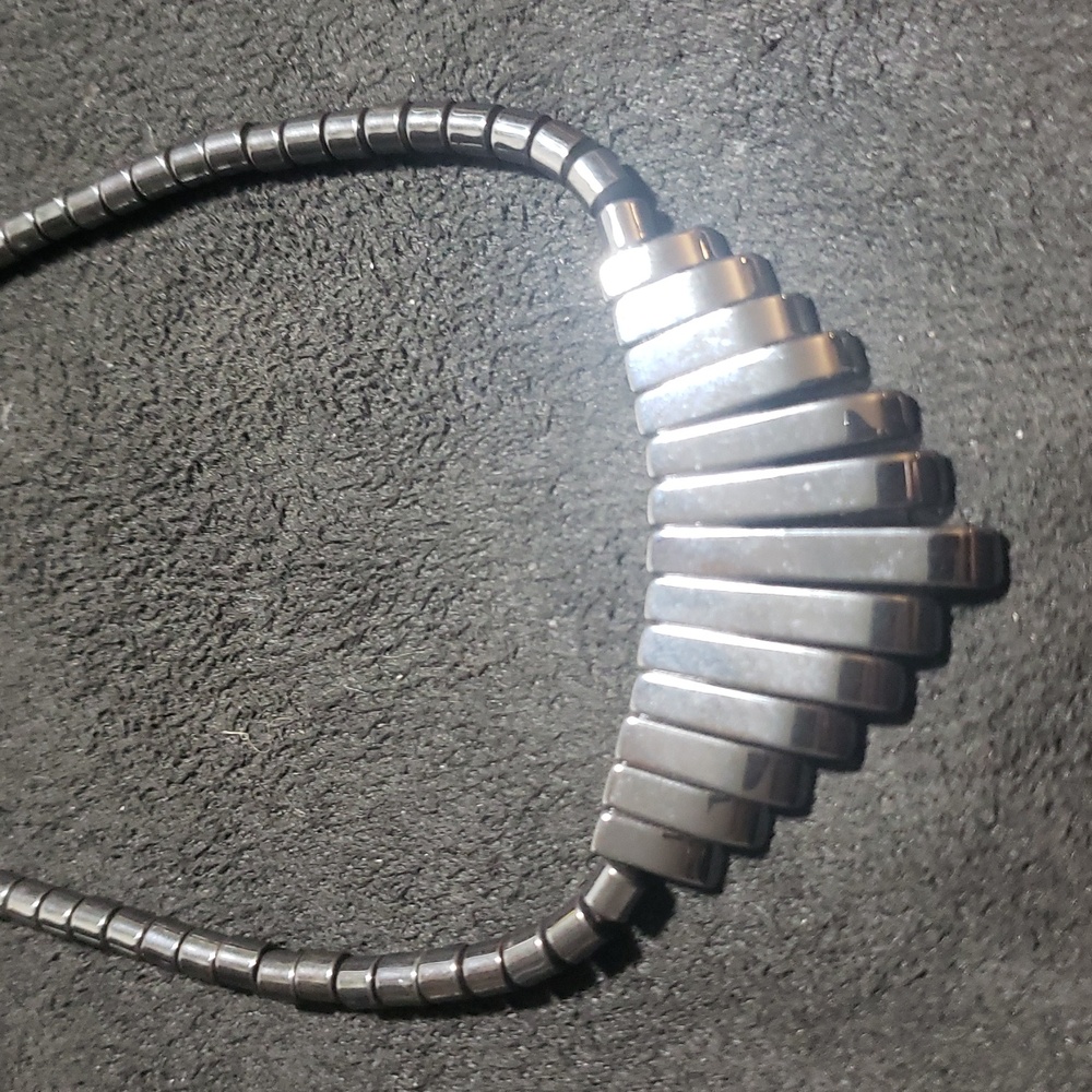 Elegant Black Beaded Necklace